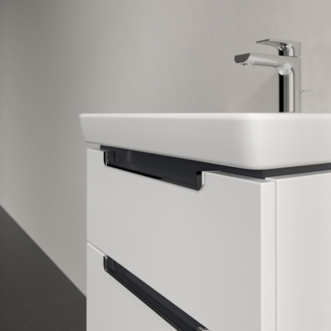 Villeroy & Boch Subway 2.0 wastafelonderkast - 48.5x59cm - 2 lades - glans wit SW479810
