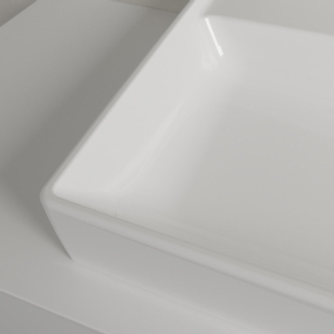 Villeroy & Boch Collaro meubelwastafel - 100x47cm - met overloop - 1 kraangat CeramicPlus - White Alpine (glans wit) SW358336