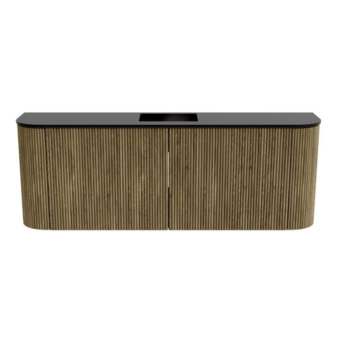 Mondiaz JOYA Meuble de salle de bains - 113,2cm - arrondi gauche et droite couleur Dusk - Vasque FAYE position Milieu Sans trou de robinet couleur Urban SW1421727