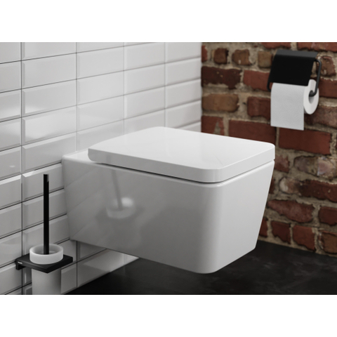 Hansgrohe AddStoris Q Closetborstelgarnituur - wandmontage - mat zwart SW651262