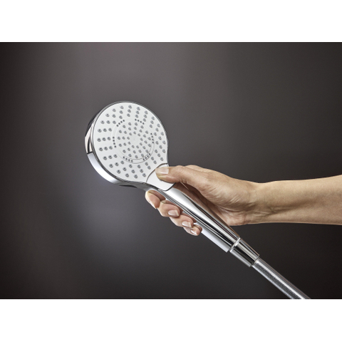 Hansgrohe Croma select s Handdouche Multi - ecosmart 1/2 x - diameter 11cm - met soft rain intense rain en massagestraal wit/chroom - wit chroom 0605320