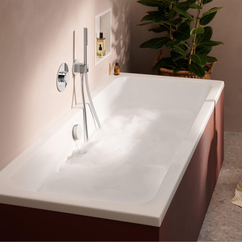 Hansgrohe XtraStoris Original Inbouw Nis - 30x30x7cm - frame - mat wit SW1590464