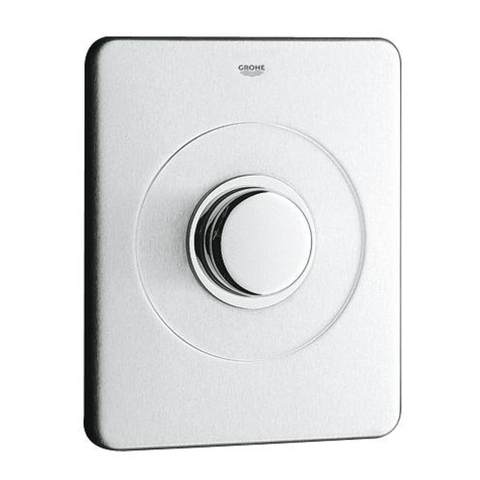 Grohe Bedieningsplaat - voor closet - drukknopbediening - voor drukspoeler - rvs 0437802