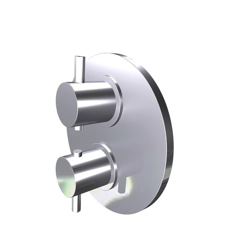 Xenz Duero mitigeur thermostatique de douche encastré chromé Brillant SW104700