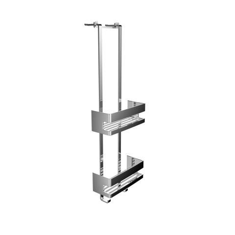 Emco System 2 etagère met 2 korven chroom SW95089
