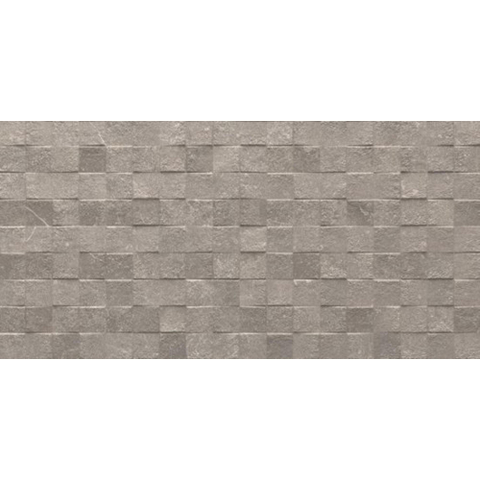Ceralto Cavino Mosaic Bande décorative - 30x60cm - 8.5mm - Ash SW1174985