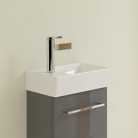 Villeroy & Boch Avento lave-mains 1 trou de robinet à gauche sans trop-plein 36x22cm - ceramic+ blanc SW445851