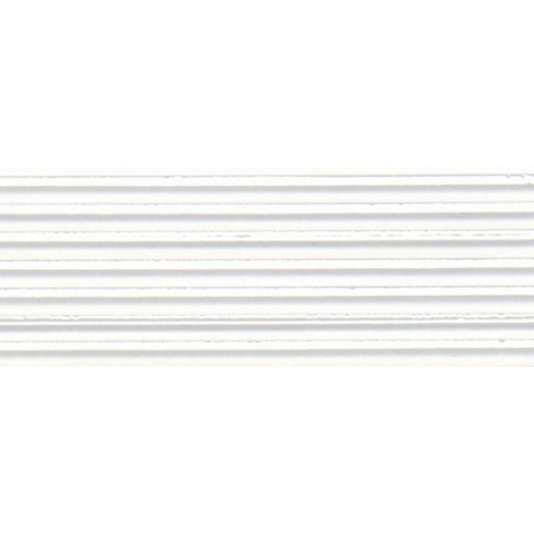 Ceralto Drapé Mural Decor-strip - 7.5x20cm - 12.5mm - Bianco SW669907
