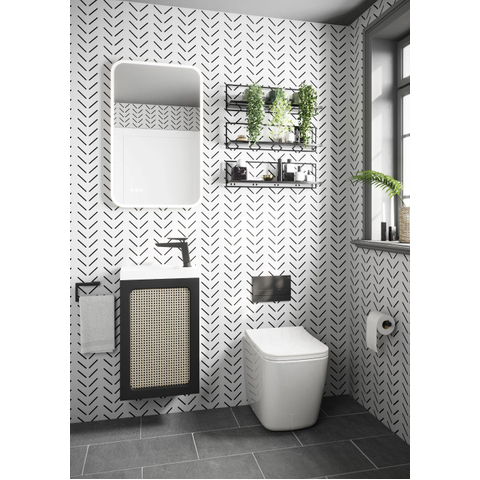 Crosswater MPRO Handdoekring - mat zwart SW916874
