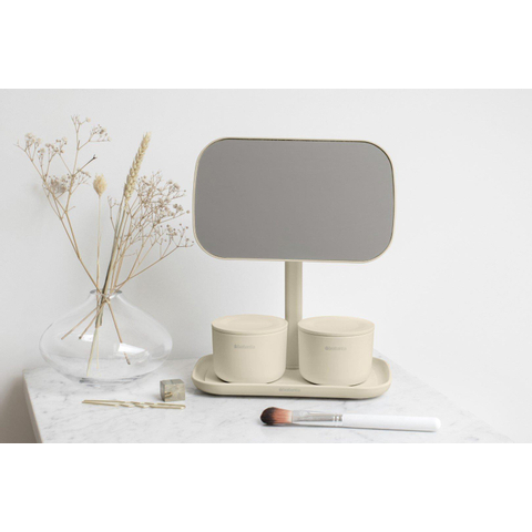 Spiegel met accessoire schaal - White - Brabantia