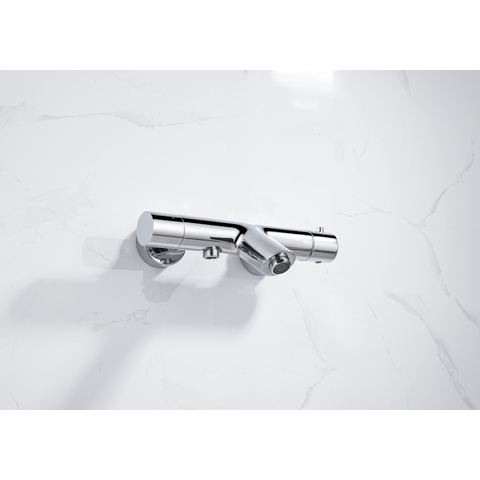 Fortifura Calvi thermostatische badkraan - hoogglans chroom SW720223