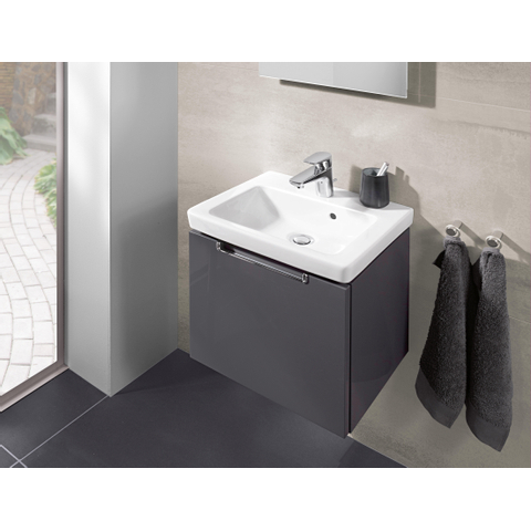 Villeroy et Boch Subway 2.0 Lave main pour meuble 45x37cm avec trou pour robinetterie avec trop plein ceramic+ blanc 1024440