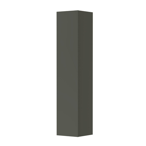 INK Badkamerkast - 36x37x169cm - 1 deur - greeploos of tbv grepen - MDF lak - mat beton groen SW416533