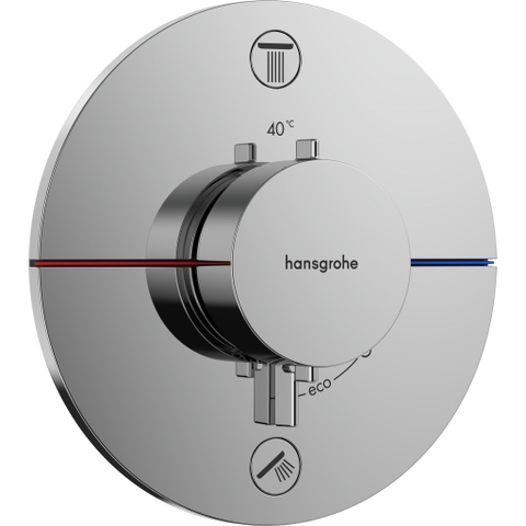 Hansgrohe Showerselect comfort s Thermostaat - inbouw - 2 functies - hoogglans chroom SW917989
