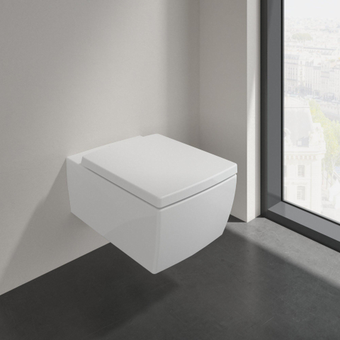 Villeroy & Boch memento 2.0 closetzitting - softclose & - quickrelease - White Alpine (glans wit) SW336038