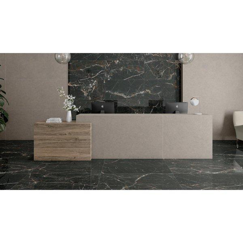 ÉCHANTILLON Ceralto Verano Mosaic Carreau de sol et de mur 60x120cm 10.5mm rectifié grès cérame Brown SW912441