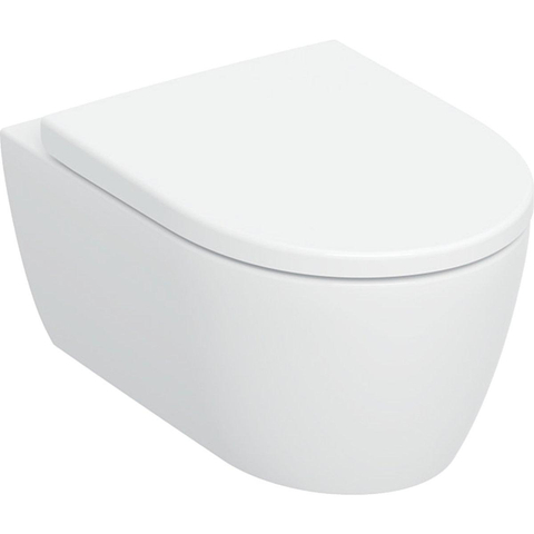 Geberit iCon WC suspendu – TurboFlush – profondeur 53 cm – avec abattant softclose – blanc brillant SW1235359