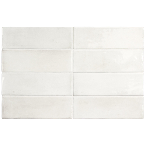 SAMPLE Terravito Ardeno Koko Voor wandtegel - 150x50cm - 8mm - Wit SW1221278