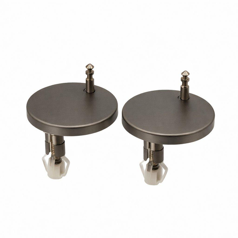 QeramiQ Dely Kit de fixation - abattant WC - gunmetal SW1444070