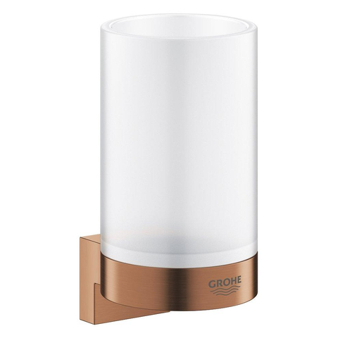 GROHE Selection wandhouder t.b.v. glas en zeepdispenser brushed warm sunset SW444381