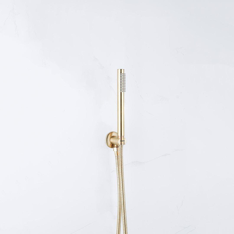 Fortifura Calvi doucheslang Metaal - 150cm - geborsteld messing (goud) SW767375