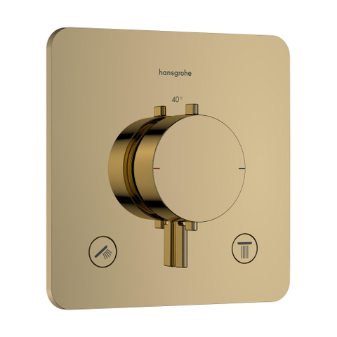 Hansgrohe Ecostat Comfort Q - inbouw - thermostaat - 2 functies - goud SW1387868
