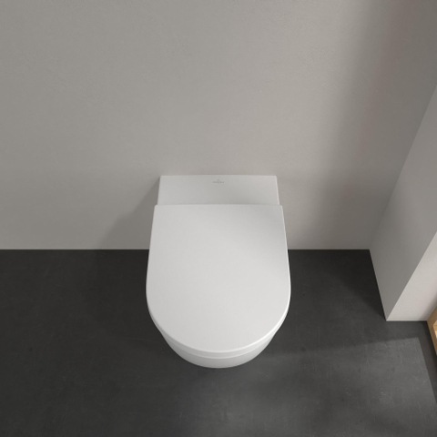 Villeroy & Boch Subway 3.0 Staand closet - 70x37x40cm twistflush CeramicPlus - Stone White (mat wit) SW654574