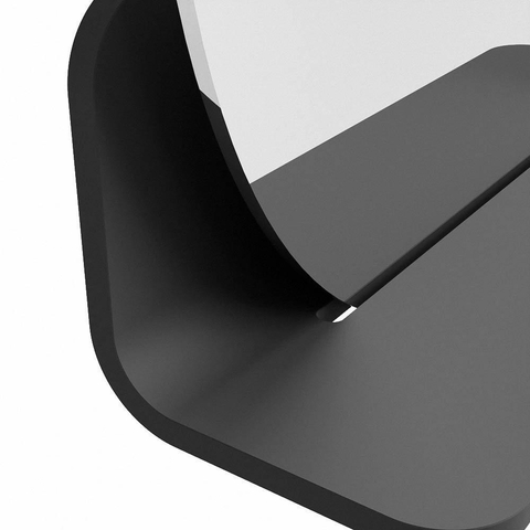 Mondiaz SPOT miroir – Ø 40 cm – avec tablette – Dark grey (gris) SW1235513