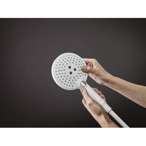Hansgrohe Raindance Select S - showerpipe - 240 - 1jet PowderRain - met thermostaat - mat wit SW297297