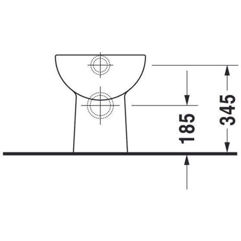 Duravit D-code Closet staand - 480mm - diepspoel horizontale afv - wit 0315134