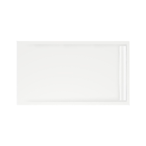 Xenz Easy Tray douchevloer - 140x80x5cm - acryl - zonder gootcover - wit SW379211