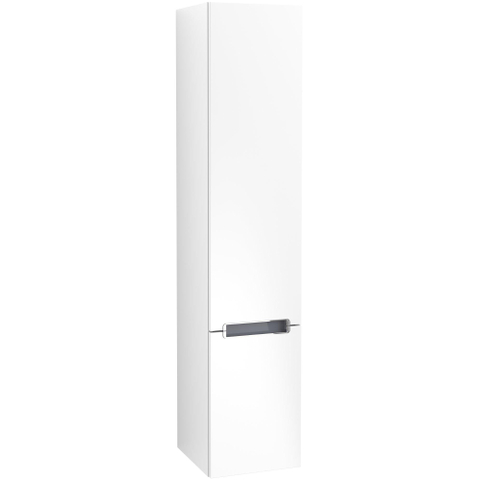 Villeroy & Boch Subway 2.0 Hoge kast - 165x35x37cm - 2 deuren - mat wit SW887226
