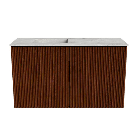 Mondiaz JOYA-DLUX 70cm toiletmeubel - kleur Ruby - Wastafel FAYE positie Links 1 kraangat kleur Glace. SW1423545