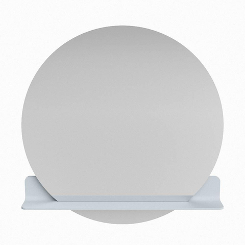Mondiaz SPOT spiegel – Ø90 cm – met planchet – Clay (bruin) SW1235508