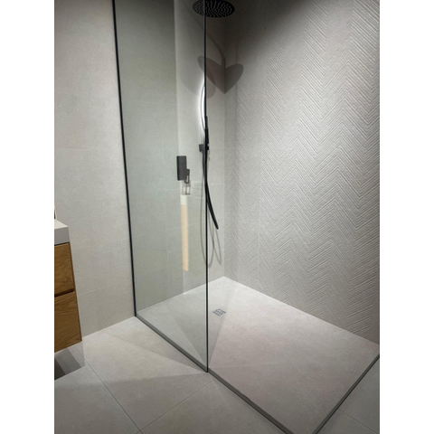 ÉCHANTILLON Terravito Melora carreau mural - 60x120cm - rectifié - effet béton - Pearl décor mat (gris) SW1130667