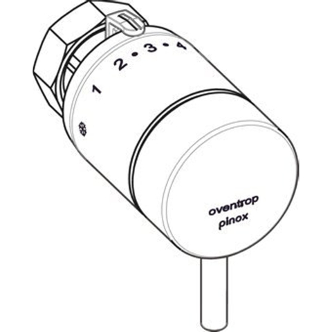 Oventrop thermostaatkop PINOX M30x1.5 chroom 7504140