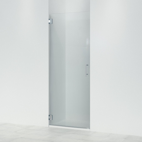 Marenza Neptune Douchedeur - 80x200cm - profielloos - veiligheidsglas - anti kalk - chroom SW20613