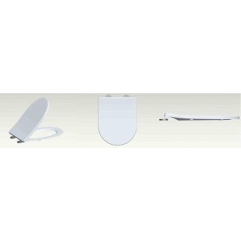 Wiesbaden Shade slim toiletzitting softclose en quick release glans wit OUTLETSTORE STORE36690
