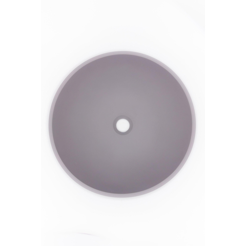 Zeza Element Vasque à poser - 41x41x14cm - solid surface - mat gris clair SW1439449
