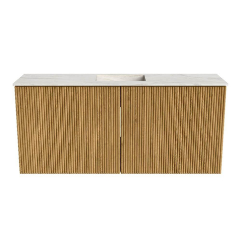 Mondiaz JOYA-DLUX 90cm toiletmeubel - kleur Oak - Wastafel FAYE positie Midden 1 kraangat kleur Ostra. SW1422235