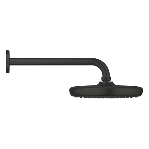 Grohe Tempesta 210 Hoofddouche - 21cm - 1 straalsoort - wandarm 28.6cm - matte black (mat zwart) SW1077257