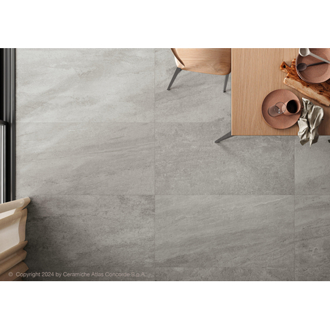 SAMPLE Terravito Giunto Vloer- en wandtegel - 60x120cm - 9mm - gerectificeerd - (Zilver) SW1221707