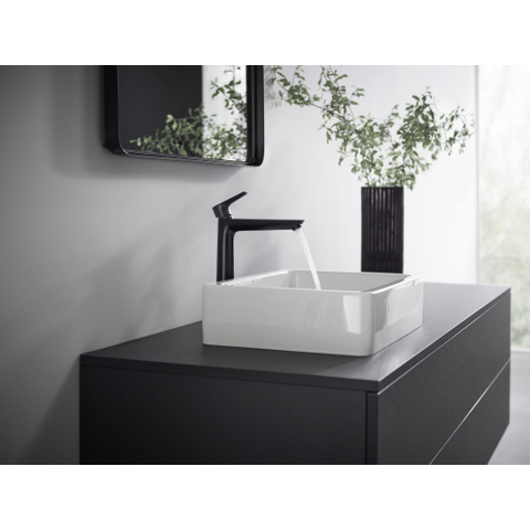 Hansgrohe Talis e 1 greeps wastafelmengkraan - 240 zonder afvoer - mat zwart SW528826