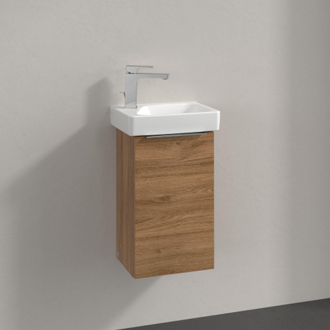 Villeroy & Boch Architectura Fonteinonderkast - 24.3x31cm - 1 draaideur links - Oak Kansas (hout) SW1162529