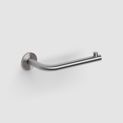 Clou Kaldur porte-rouleau de papier toilette en forme de L sans clapet inox brossé SW917292