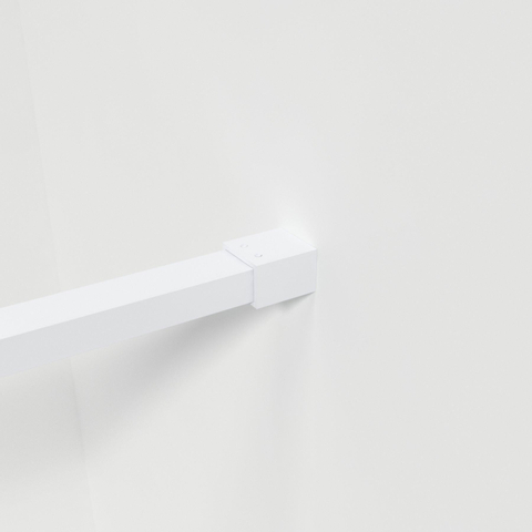 Saniclass Bellini inloopdouche 60x200cm helder glas mat wit SHOWROOMMODEL SHOW26458