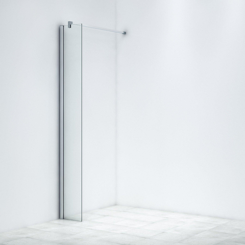 Marenza Bellini Inloopdouche - 30x200cm - helder glas - chroom SW208799