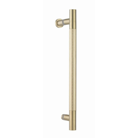Crosswater Optix 10 Geribbelde Handgreep - 12.5cm - geborsteld messing (goud) SW876251