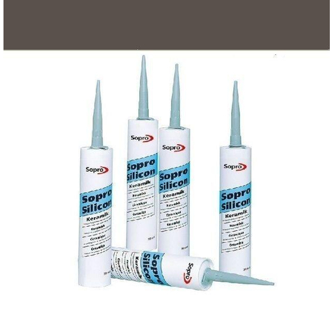 Sopro Mastic silicone Ebbenhout n° 62 a 310ML Gris SW359895