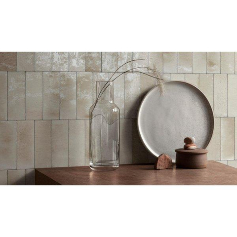 ÉCHANTILLON Ceralto Alvera Decor Carreau mural 7.5x20cm 10mm beige SW914178